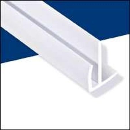 WALLTUF 92587 Corner Moulding, 8 ft L, Vinyl, White 9020799